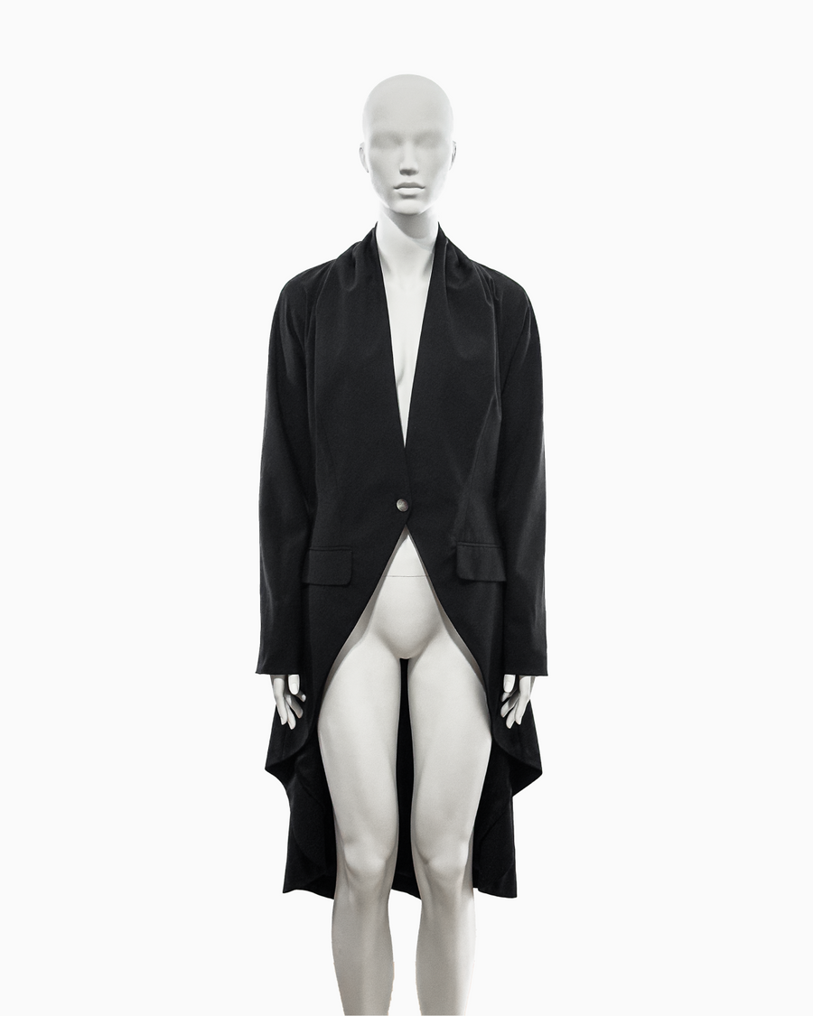 Alexander McQueen Black Wool Tailcoat, Spring/Summer 1999 "No. 13"