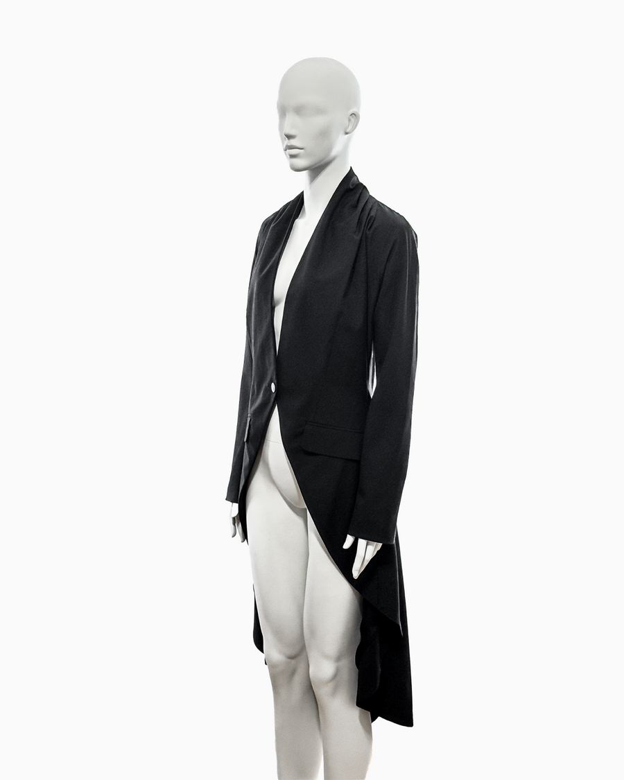 Alexander McQueen Black Wool Tailcoat, Spring/Summer 1999 "No. 13"