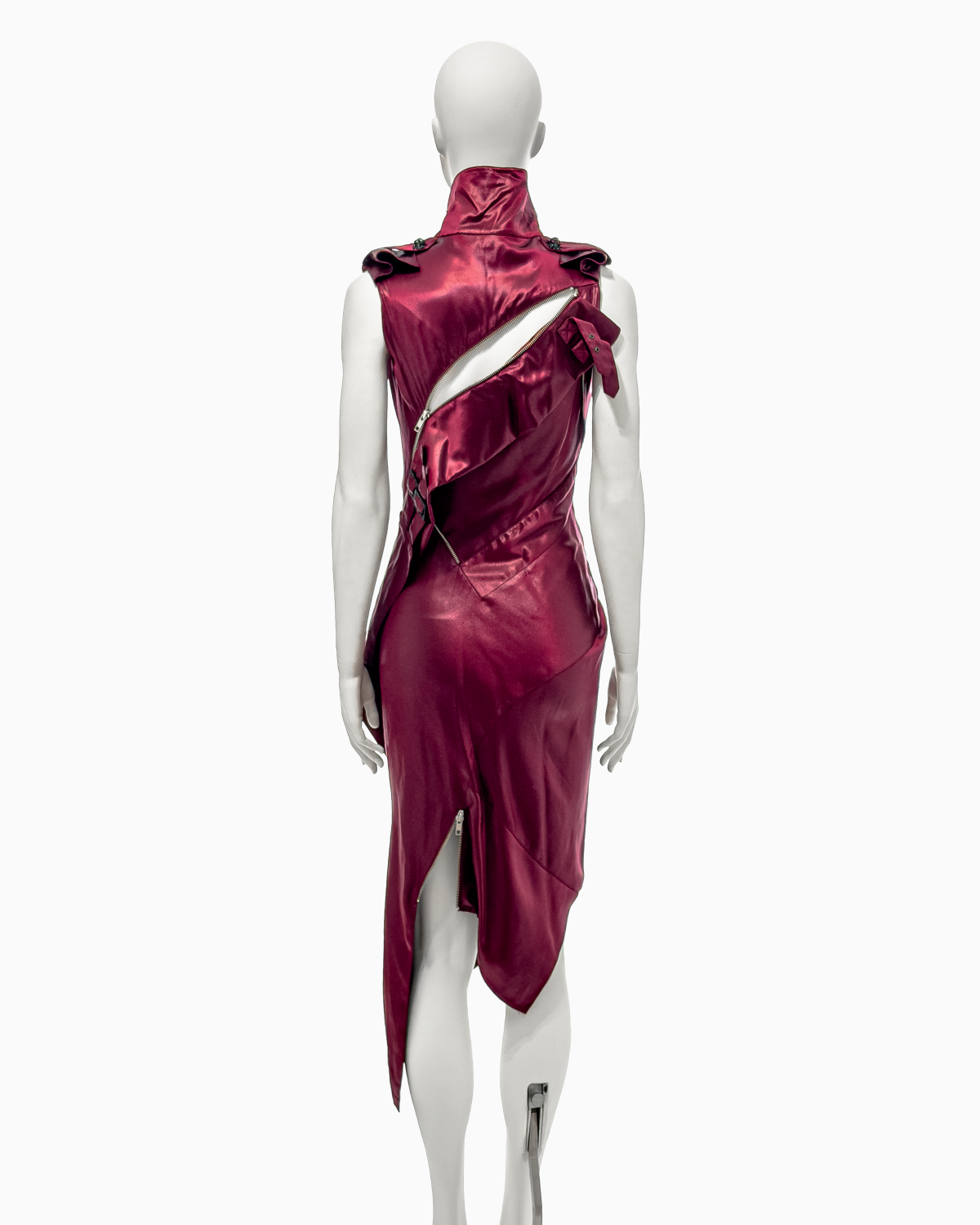 John Galliano Red Silk Hardcore Bondage Dress, Spring/Summer 2000