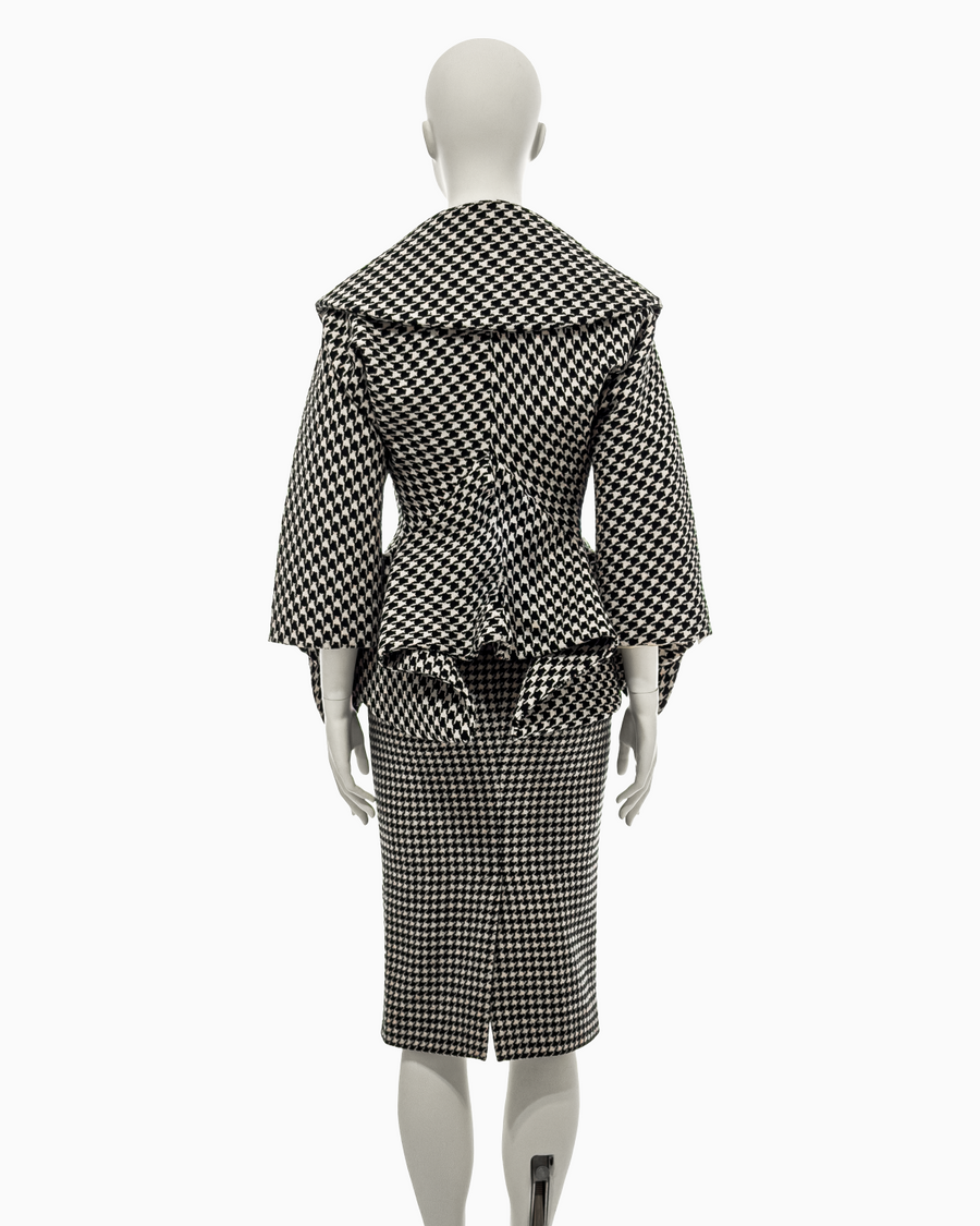 Alexander McQueen Houndstooth Jacket and Pencil Skirt Set, Fall/Winter 2009